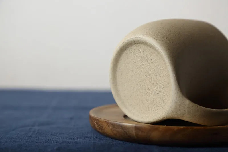 Ceramic Coffee Cup & Saucer