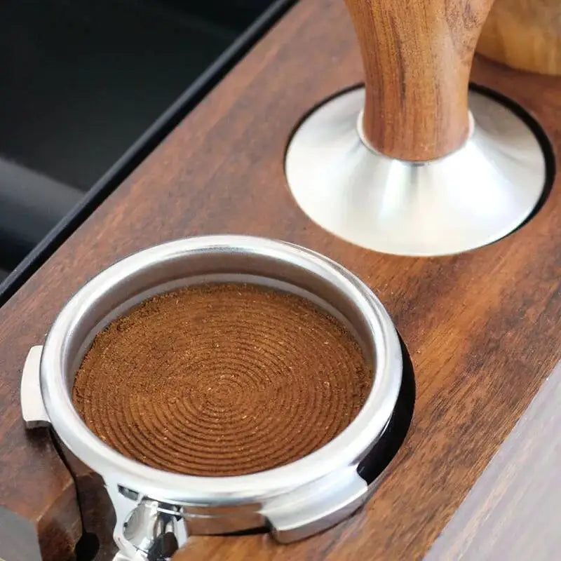 Wood-Handled Espresso Tamper