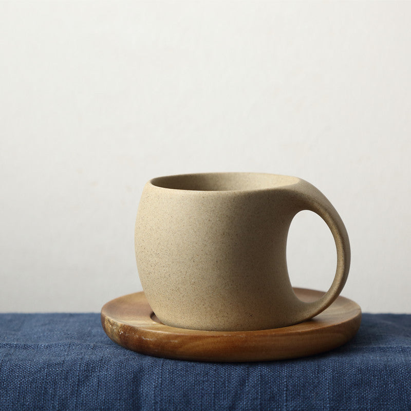 Ceramic Coffee Cup & Saucer