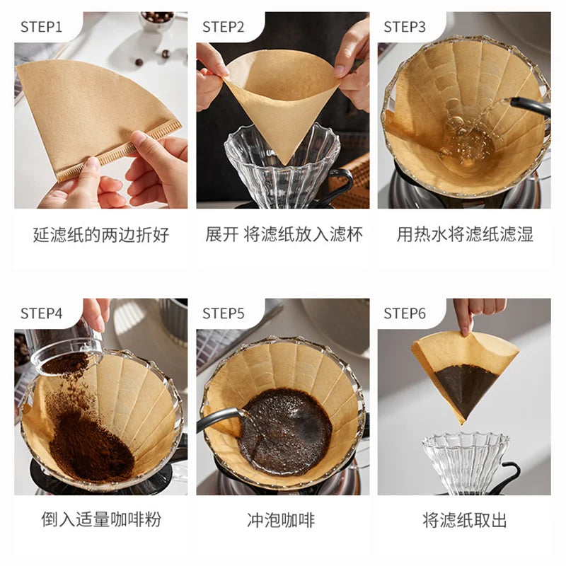 V-Shaped Coffee Filters