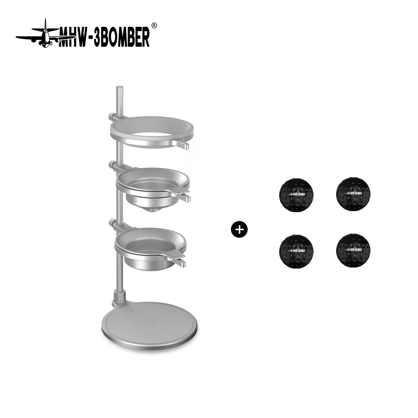 MHW-3BOMBER Pour Over Chilling Ball 2 Pack Coffee Frozen Ball for Pour Over Coffee Stainless Steel Ice Ball Home Barista Tools