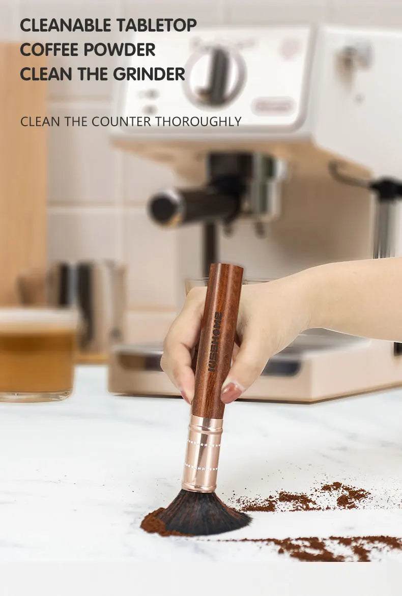 Ebony Rosewood Coffee Brush