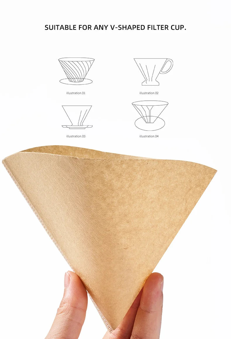 V-Shaped Coffee Filters