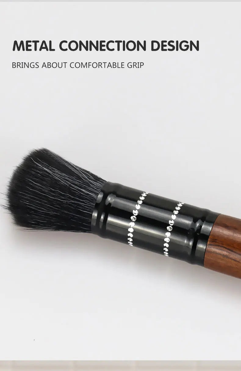 Ebony Rosewood Coffee Brush