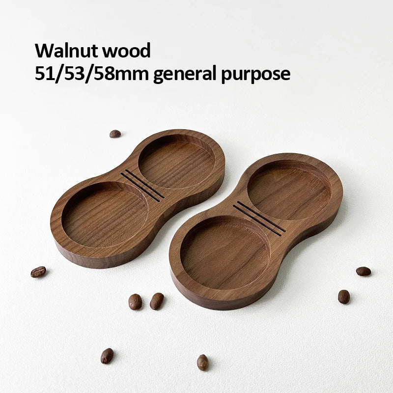 Walnut Coffee Tamper Station